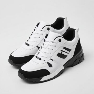 Sleek black and white Sneakers Sleek black and white Sneakers